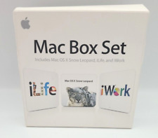 APPLE Mac Box Set OS X Snow Leopard, iLife 2009, iWork 2009 MC210Z/A W/ Stickers for sale  Shipping to South Africa
