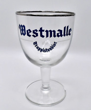 Westmalle beer glass d'occasion  Expédié en Belgium