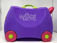 Melissa & Doug Trunki  Ride On Suitcase Purple Kids Travel Carry-On for sale  Shipping to South Africa