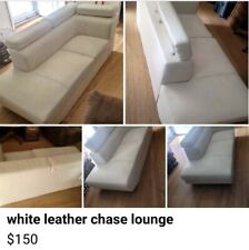 White leather chaise for sale  Broomfield