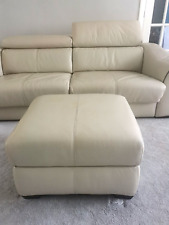 Seater leather sofa for sale  BRADFORD