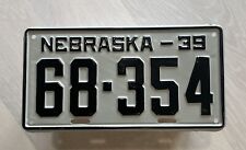 plate 1939 license nebraska for sale  Omaha
