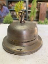 1900's Vintage Antigo Artesanal Latão Mesa Sino Recepção Chamada Bell Colecionável comprar usado  Enviando para Brazil