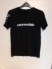 Camiseta Cannondale negra blanca (S), usado segunda mano  Embacar hacia Argentina