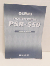 Yamaha Portatone PSR-550 Manual do Proprietário Genuíno ** * FRETE GRÁTIS ***, usado comprar usado  Enviando para Brazil