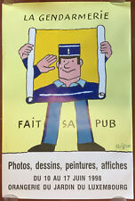 Affiche exposition gendarmerie d'occasion  Paris XVIII