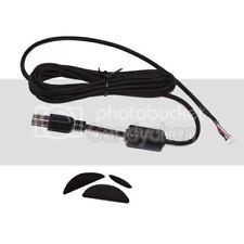 2M Mouse Repuesto Ratón USB Cable Wire & Pies De Ratón Para Logitech G500 G500S G5, usado segunda mano  Embacar hacia Argentina
