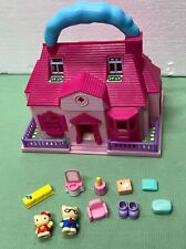 Estuche de transporte vintage Hello Kitty mini casa mansión + figuras segunda mano  Embacar hacia Argentina