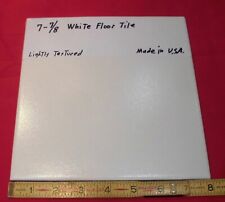 1 peça. Telha de assoalho cerâmica branca 8" X 8" feita nos EUA, levemente texturizada comprar usado  Enviando para Brazil