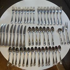 Used, Dansk Stainless Vantage Cutlery Set - 49 Pieces, MCM, Made In China for sale  Shipping to South Africa