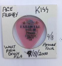 Púa de guitarra Kiss Ace Frehley gira de despedida West Palm Beach Florida 4/8/2000 segunda mano  Embacar hacia Argentina