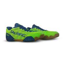 Zapato de interior SALMING HAWK (verde fluorescente) voleibol squash segunda mano  Embacar hacia Argentina