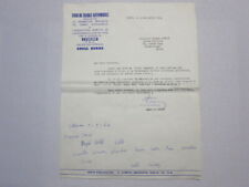 Used, 1964 Tour de France Automobile Car Racing Letter on Letterhead - Joseph Lowrey  for sale  Shipping to South Africa