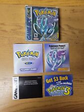Pokemon crystal authentic for sale  Neenah
