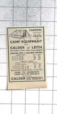 1935 buy tents for sale  BISHOP AUCKLAND