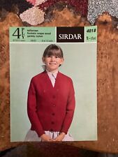 Girls knitting patterns.cardig for sale  READING
