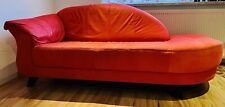 Sofa Recamiere Chaiselongue Relaxliege Retro Linksseitig Rot gebraucht kaufen  Annaburg
