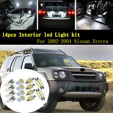 Kit de bombillas LED interiores de automóvil súper blancas de 14 piezas para Nissan Xterra 2002-2004 segunda mano  Embacar hacia Mexico