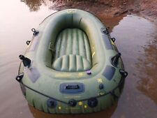 Sevylor HF250 Fish Hunter Inflatable Boat Raft 3 person Fishing Setup for sale  Knoxville