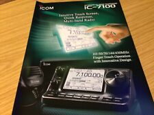 Genuine icom brochure for sale  NORTHAMPTON