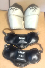 Vintage Cooper EK2 Elbow Pads & AG3 Ankle Guards Hockey Equipment Adult for sale  Shipping to South Africa