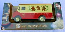 BANK~ERTL GRUMMAN STEP VAN BANK~Classical Christmas Bank~Gingerbread~NEW IN BOX for sale  Shipping to Canada