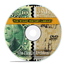 Biblioteca de coleção de selos, 224 livros, filatelia, guias de preços vintage PDF DVD E81 comprar usado  Enviando para Brazil