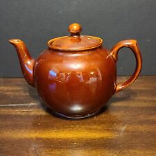 Brown Betty Teapot Glazed Ceramic 6 Cup ENGLAND PRESSED no chips cracks  for sale  Canada