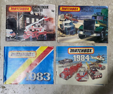 Matchbox catalogues 1980s for sale  READING