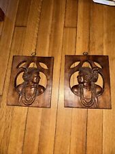 Carved pair wood for sale  Utica