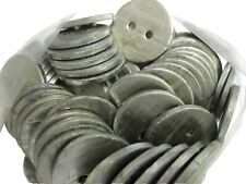 HEAVY Lead Penny Curtain Weights Sewing - 21g sew in hem weight 32mm Diameter for sale  Shipping to South Africa