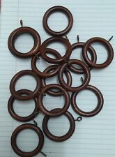 Wooden curtain rings. for sale  CHARD