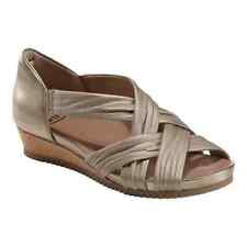 Earth Shoes Ficus Gemini Women's Leather Washed Gold 8.5 Wide for sale  Shipping to South Africa