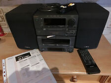 Sony MHC-1700 Mini HI-FI Komplettanlage, Radio,CD,Cassette,Fernb.+Lautspr., usado comprar usado  Enviando para Brazil