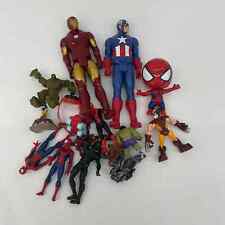 Mixed Marvel Loose Action Figure Toys LOT Spiderman Avengers Iron Man Used, used for sale  Shipping to South Africa