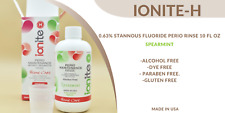 Usado, Ionite-H 0,63% flúor estano enxágue antimicrobiano x 300ml-boca-2 sabores comprar usado  Enviando para Brazil