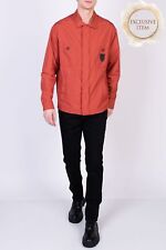RRP €1003 PAL ZILERI Shirt Jacket IT50 US40 L Fully Lined Logo Full Zip Collared, used for sale  Shipping to South Africa