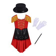 Roupas infantis femininas Ringmaster tema festa circo fantasia palco performance comprar usado  Enviando para Brazil