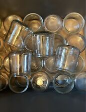 LOTE de 15 frascos de vidrio de yogur Oui velas artesanales limpias vacías hágalo usted mismo reutilización almacenamiento segunda mano  Embacar hacia Argentina