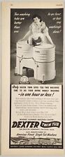 1948 Print Ad Dexter Twin Tub Wringer Washing Machines Fairfield,Iowa for sale  Shipping to South Africa