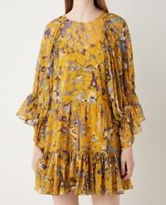 Mini vestido tecido Ted Baker Melda gola redonda estampa floral comprar usado  Enviando para Brazil