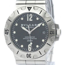 Relógio masculino automático polido BVLGARI Diagono aço mergulho SD38S BF562264 comprar usado  Enviando para Brazil