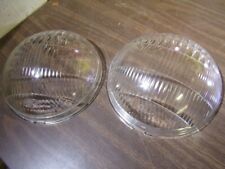 Vintage 1936 Ford Car Twolite Clear Glass Headlight Lens Matching Pair 8 1/16" for sale  Shipping to South Africa