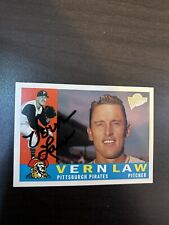 Vern law autographed for sale  Apollo