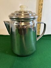 Coleman Stainless Steel Coffee Maker Percolator for Camping Picnic 12 Cup Pot, used for sale  Shipping to South Africa