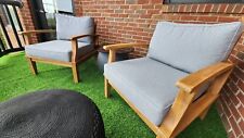 2 outdoor teak chairs for sale  Atlanta