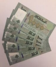Lebanon lot banknotes d'occasion  Expédié en Belgium