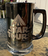 1986 Disney Star Tours Caneca de Cerveja Espelhada Vidro Star Wars Lucas Filme Limitado comprar usado  Enviando para Brazil