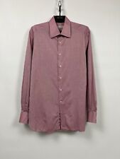 Used, Stefano Ricci Cotton Pink Shirt Button Up Size 16/41(L) Mens for sale  Shipping to South Africa