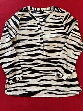Blusa de manga comprida com estampa de zebra WILD CHILD ann taylor tamanho 14 comprar usado  Enviando para Brazil